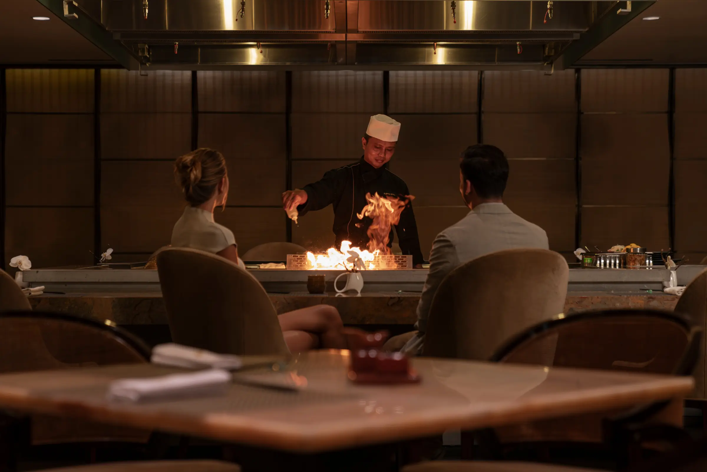 Dining at Mulia Bali